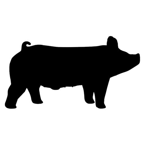 Find & Download Free Graphic Resources for Pig Face Silhouette. . Showpig silhouette